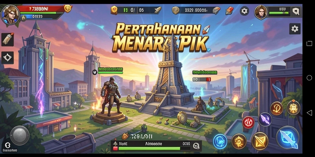 Gameplay menara pertahanan yang seru dan strategis di 789BNI.