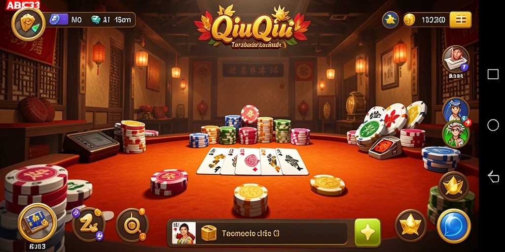 Tampilan gameplay QiuQiu yang mendebarkan di ABC33.