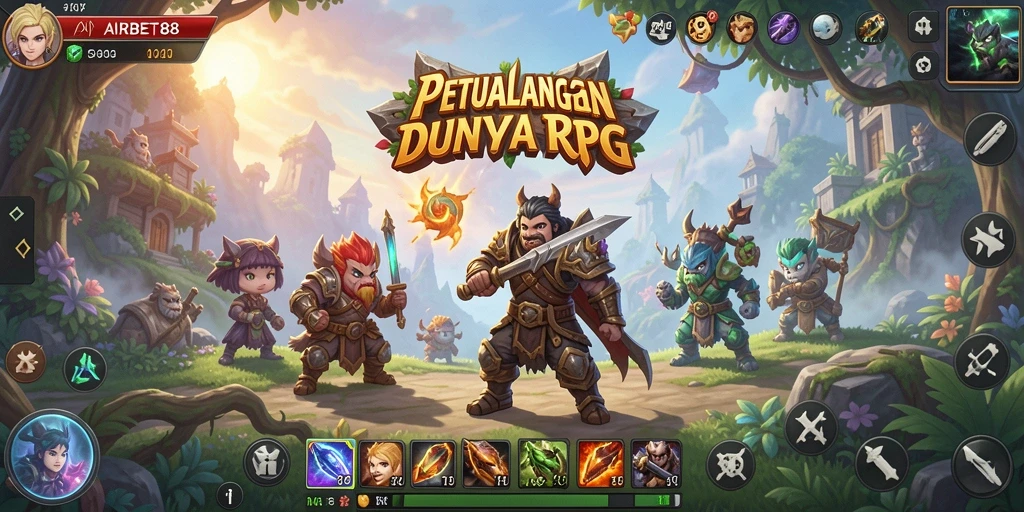 Tampilan menakjubkan gameplay RPG di AIRBET88.