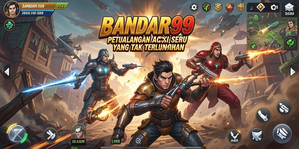 Tampilan gameplay BANDAR99 yang penuh aksi dan petualangan mendebarkan.