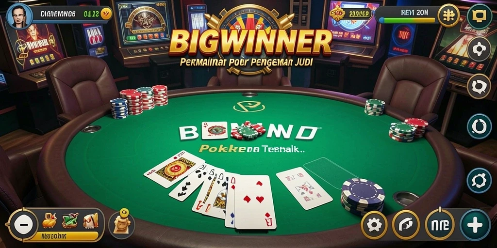 Tampilan gameplay BIGWINNER yang menampilkan aksi seru dalam permainan Poker.