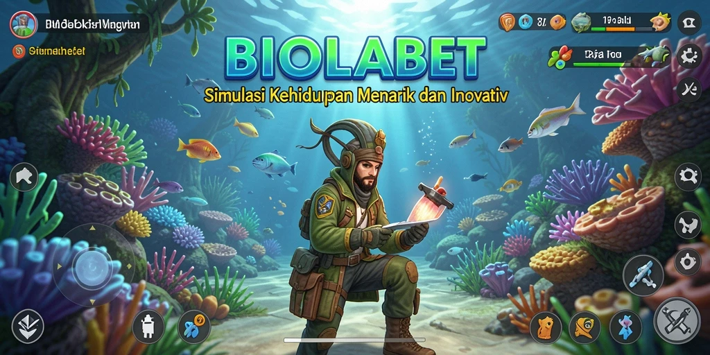 Tampilan gameplay BIOLABET yang menarik dan interaktif.