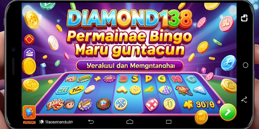 Tampilan menarik dari gameplay Bingo DIAMOND138 yang penuh warna.