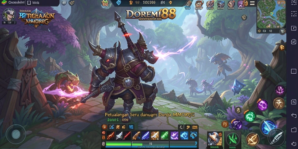 Gameplay menarik dari DOREMI88 dengan dunia fantasi yang luas.