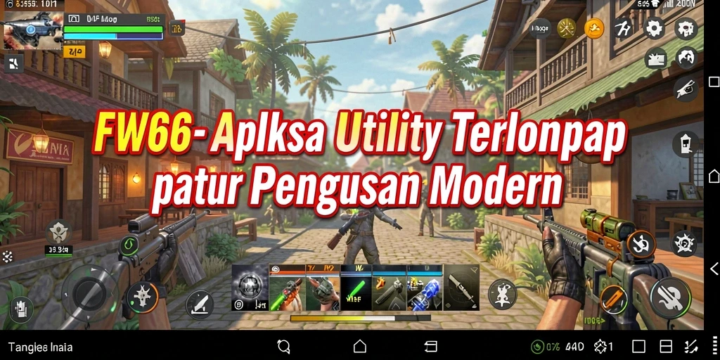 Tampilan utama FW66 dengan fitur optimasi perangkat yang menarik.