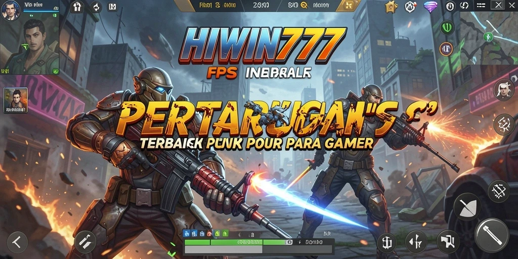 Tampilan gameplay HIWIN777 yang mendebarkan dengan aksi tembak-menembak intens.