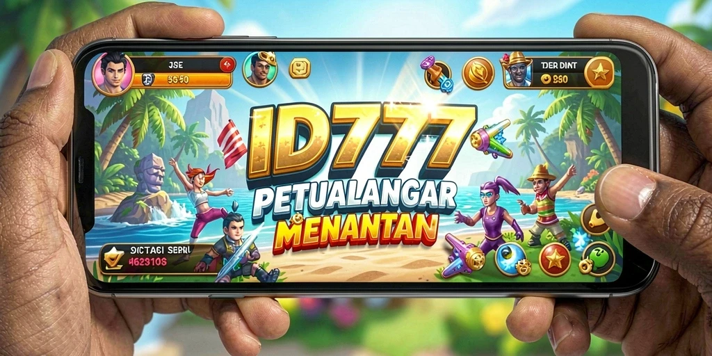 Tampilan gameplay seru dari ID777 dengan karakter yang menarik.