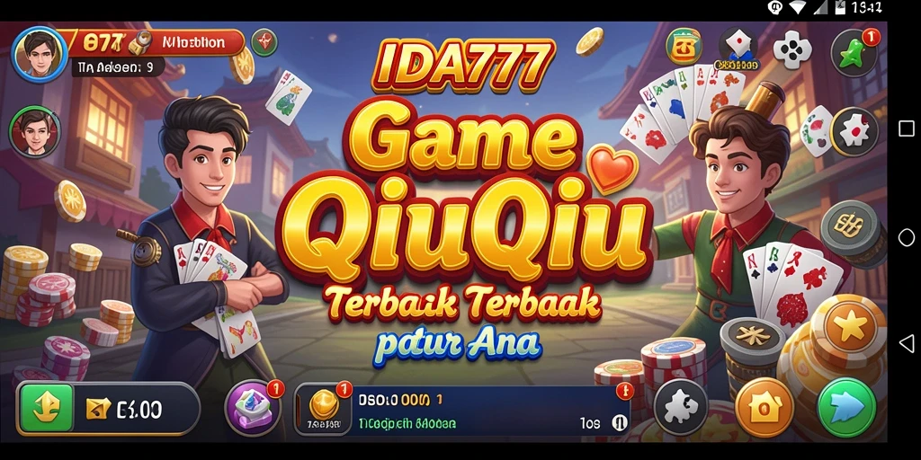 Screenshot gameplay QiuQiu yang seru di IDA777.
