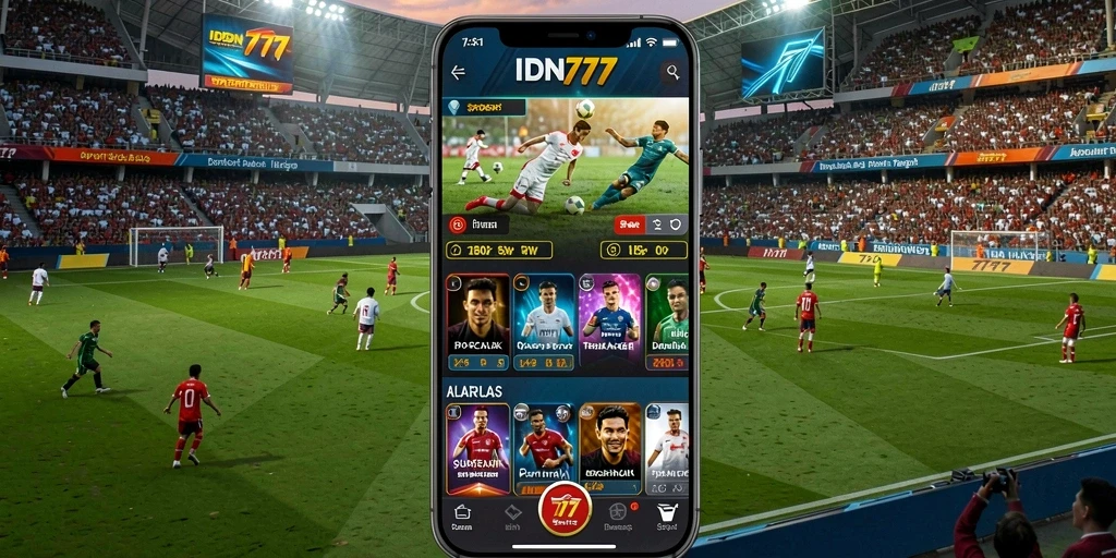 Tampilan antarmuka IDN777 yang intuitif dan informatif.