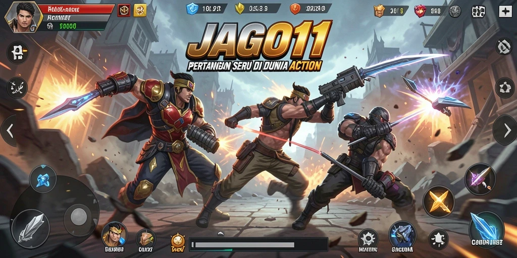 Tangkapan layar JAGO11 menampilkan aksi tempur yang mendebarkan dan karakter yang kuat.