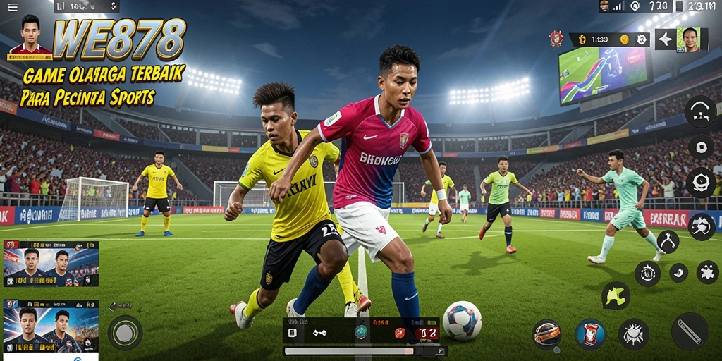 Tampilan gameplay WE878 yang menegangkan dan interaktif di lapangan.